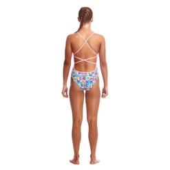 Funkita - Patched Up - Girls Strapped In One Piece -Cheap The Best Swimwear Store funkita patched up girls strapped in one piece 3