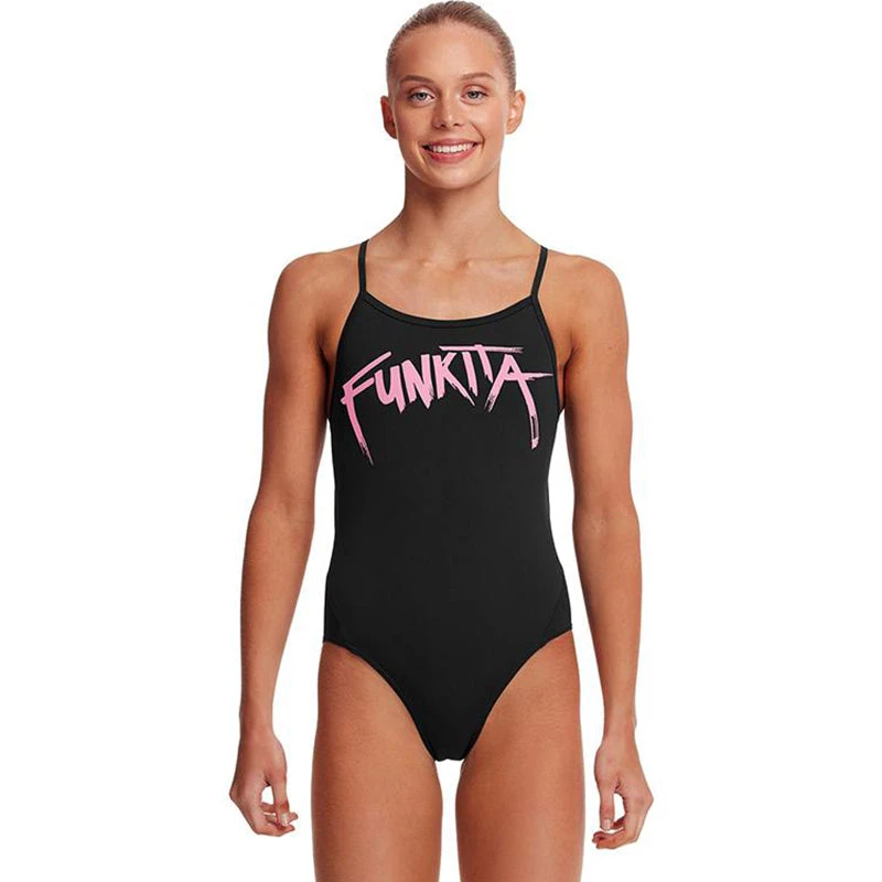 Funkita - Pinked - Girls Twisted One Piece 1 Funkita - Pinked - Girls Twisted One Piece
