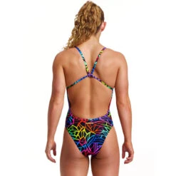 Funkita - Rainbow Web - Ladies Single Strength One Piece -Cheap The Best Swimwear Store funkita rainbow web ladies single strength one piece 3