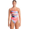 Funkita - Red Centre - Ladies Tie Me Tight One Piece