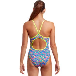 Funkita - Slug Hugs - Girls Eco Diamond Back One Piece -Cheap The Best Swimwear Store funkita slug hugs girls eco diamond back one piece 3