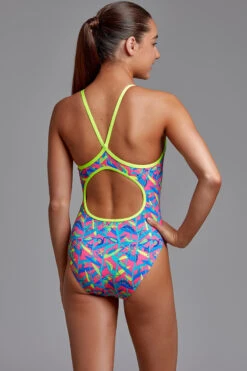 Funkita - Slug Hugs - Girls Eco Diamond Back One Piece -Cheap The Best Swimwear Store funkita slug hugs girls eco diamond back one piece 4