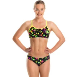 Funkita - Splatter Attack - Girls Racerback Two Piece -Cheap The Best Swimwear Store funkita splatter attack racerback girls two piece 4