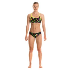 Funkita - Splatter Attack - Girls Racerback Two Piece -Cheap The Best Swimwear Store funkita splatter attack racerback girls two piece 5
