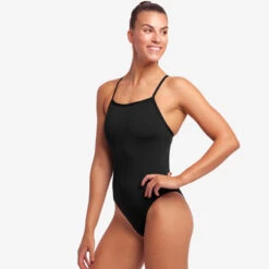 Funkita - Still Black - Ladies Tie Me Tight One Piece -Cheap The Best Swimwear Store funkita still black ladies tie me tight one piece 4