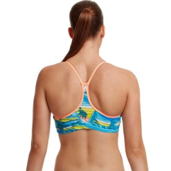 Funkita - Summer Bay - Ladies Eco Swim Crop Top -Cheap The Best Swimwear Store funkita summer bay ladies eco swim crop top 3