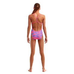 Funkita - Sunset Swirl - Girls Twisted One Piece -Cheap The Best Swimwear Store funkita sunset swirl girls twisted one piece 3
