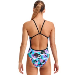 Funkita - Swan Around - Girls Eco Single Strap One Piece -Cheap The Best Swimwear Store funkita swan around girls eco single strap one piece 3