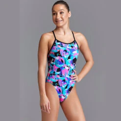 Funkita - Swan Around - Girls Eco Single Strap One Piece -Cheap The Best Swimwear Store funkita swan around girls eco single strap one piece 5