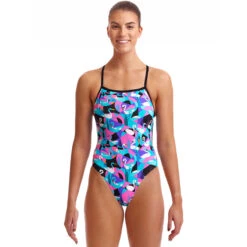 Funkita - Swan Around - Ladies Eco Single Strength One Piece