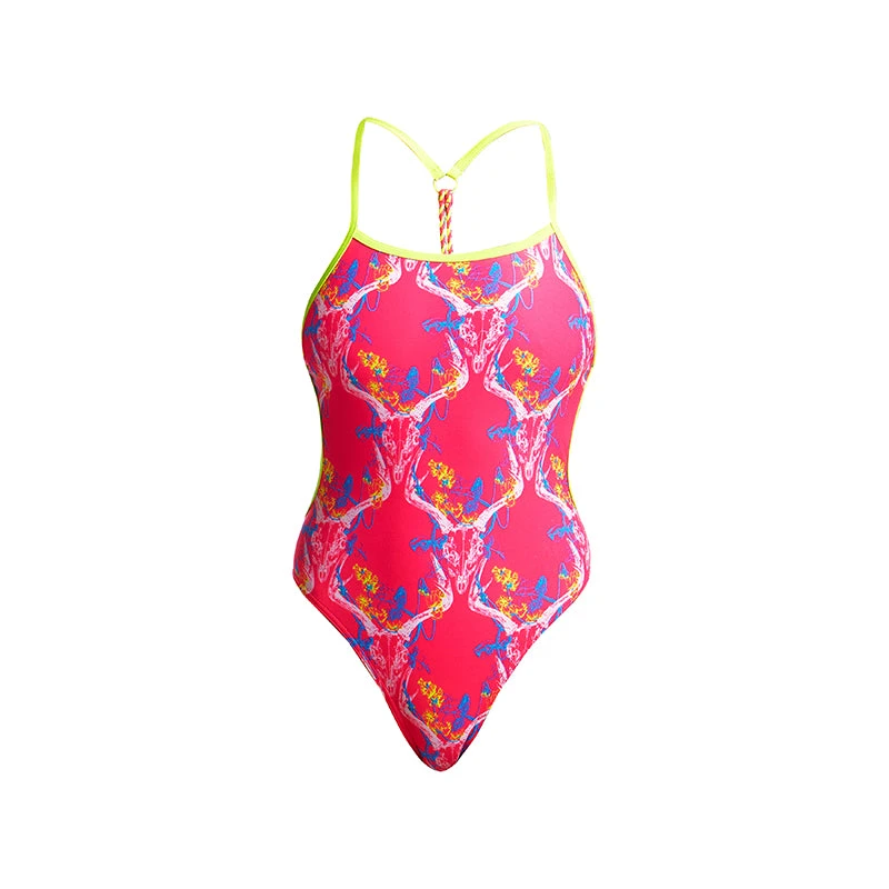 Funkita - Sweet Skulls - Ladies Twisted One Piece 2 Funkita - Sweet Skulls - Ladies Twisted One Piece - Image 2