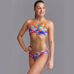 Funkita - Swim Swan - Girls Eco Racerback Two Piece -Cheap The Best Swimwear Store funkita swim swan girls eco racerback two piece 5