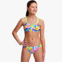 Funkita - Swirl Stopper - Girls Criss Cross Two Piece -Cheap The Best Swimwear Store funkita swirl stopper girls criss cross two piece 5