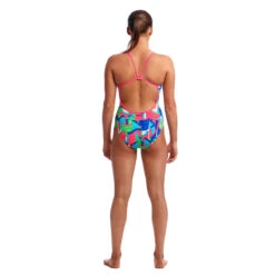 Funkita - Texta Towers - Ladies Single Strap One Piece -Cheap The Best Swimwear Store funkita texta towers ladies single strap one piece 3
