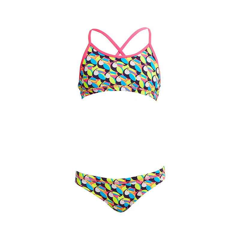 Funkita - Toucan Do It - Girls Eco Racerback Two Piece 2 Funkita - Toucan Do It - Girls Eco Racerback Two Piece - Image 2