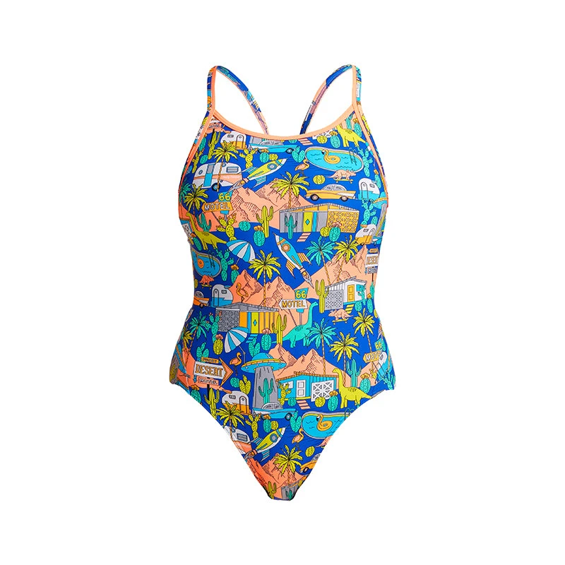 Funkita - Wacky West - Ladies Diamond Back One Piece 2 Funkita - Wacky West - Ladies Diamond Back One Piece - Image 2