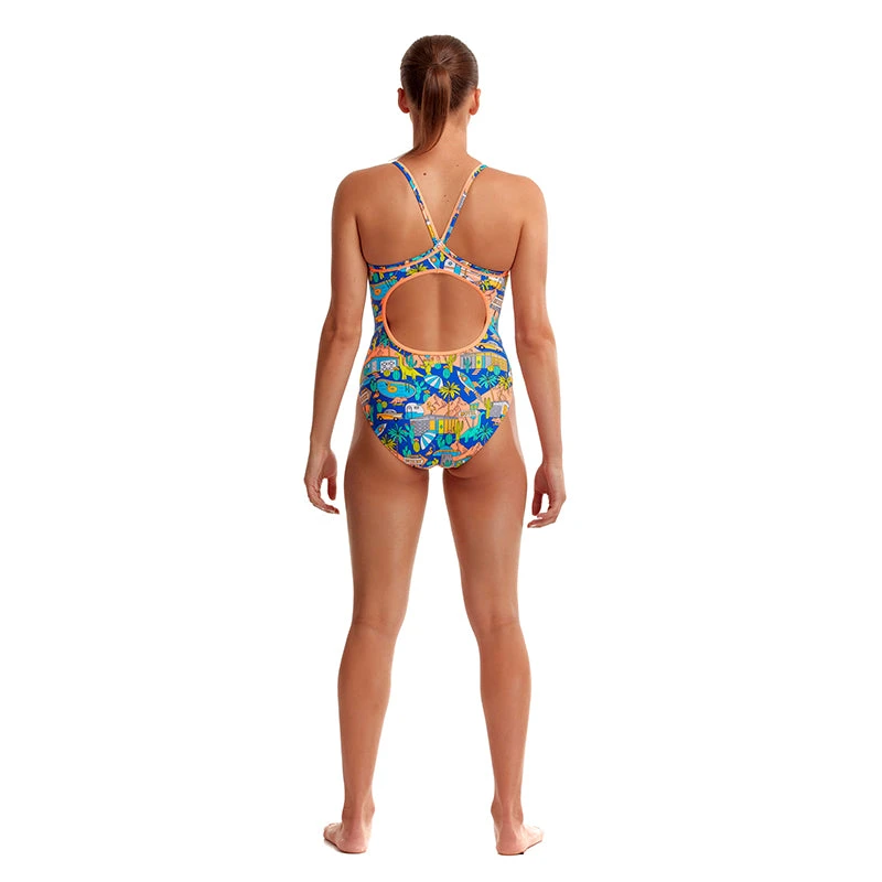 Funkita - Wacky West - Ladies Diamond Back One Piece 3 Funkita - Wacky West - Ladies Diamond Back One Piece - Image 3