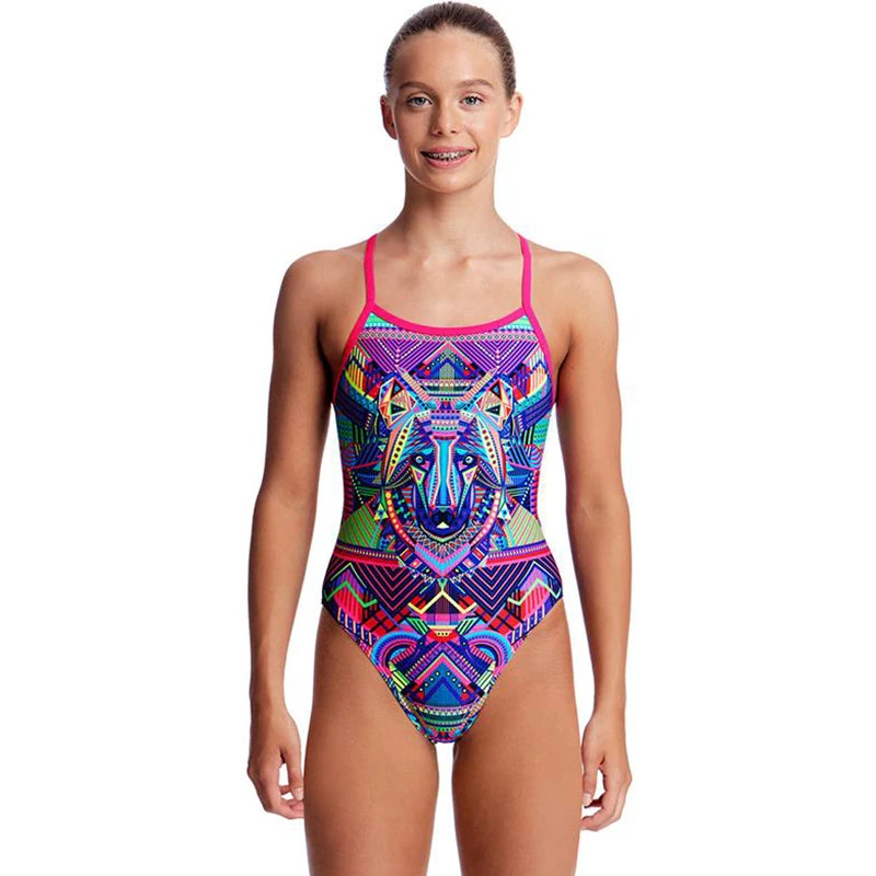 Funkita - Wolf Pack - Girls Single Strap One Piece 1 Funkita - Wolf Pack - Girls Single Strap One Piece