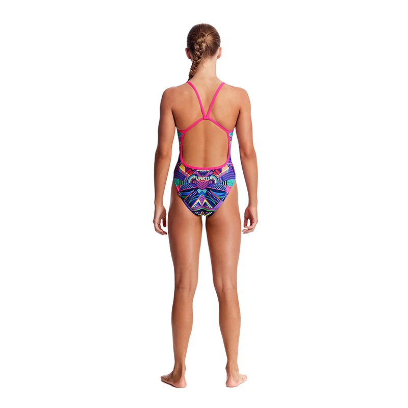 Funkita - Wolf Pack - Girls Single Strap One Piece 3 Funkita - Wolf Pack - Girls Single Strap One Piece - Image 3