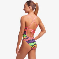 Funkita - Worm Burner - Girls Tie Me Tight One Piece -Cheap The Best Swimwear Store funkita worm burner girls tie me tight one piece 4