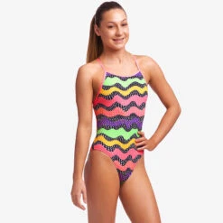 Funkita - Worm Burner - Girls Tie Me Tight One Piece -Cheap The Best Swimwear Store funkita worm burner girls tie me tight one piece 5