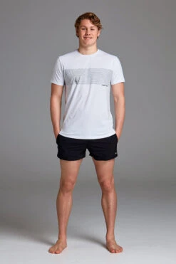 Funky Trunks - Black Line Mens T-Shirt -Cheap The Best Swimwear Store funky trunks black line mens t shirt 5