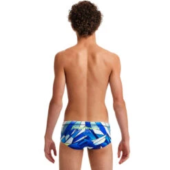 Funky Trunks - Blue Ascent - Boys Sidewinder Trunks -Cheap The Best Swimwear Store funky trunks blue ascent boys sidewinder trunks 3