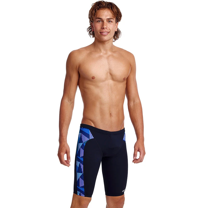 Funky Trunks - Blue Bars - Mens Training Jammers 1 Funky Trunks - Blue Bars - Mens Training Jammers