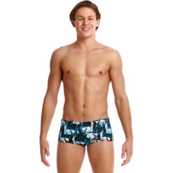 Funky Trunks - Bone Head Mens Plain Front Trunks