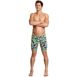 Funky Trunks - Rubick's Runner Boys Training Jammers -Cheap The Best Swimwear Store funky trunks boys swimwear rubicks runner jammers 4