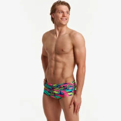 Funky Trunks - Bright Bergs - Mens Eco Sidewinder Trunks -Cheap The Best Swimwear Store funky trunks bright bergs mens eco sidewinder trunks 4