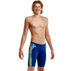 Funky Trunks - Dripping Paint - Boys Training Jammers -Cheap The Best Swimwear Store funky trunks dripping paint boys training jammers 5