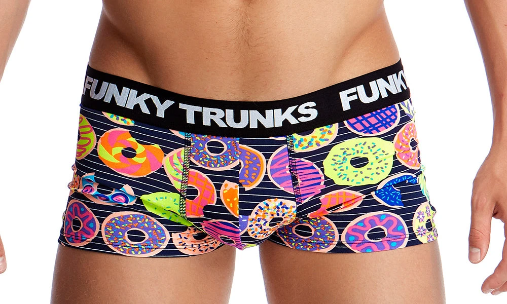 Funky Trunks - Dunking Donuts - Mens Underwear Trunks 4 Funky Trunks - Dunking Donuts - Mens Underwear Trunks - Image 4