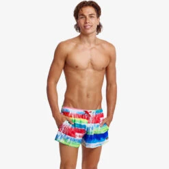 Funky Trunks - Dye Hard - Mens Shorty Shorts Short -Cheap The Best Swimwear Store funky trunks dye hard mens shorty shorts short 4