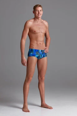 Funky Trunks - Electric Nights - Mens Classic Trunks -Cheap The Best Swimwear Store funky trunks electric nights mens classic trunks 4