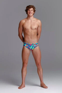 Funky Trunks - Gettin Jiggy - Mens Classic Briefs -Cheap The Best Swimwear Store funky trunks gettin jiggy mens classic briefs 4