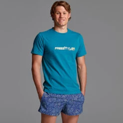 Funky Trunks - Golden Freestyler - Mens Crew Neck T-shirt -Cheap The Best Swimwear Store funky trunks golden freestyler mens crew neck t shirt 3