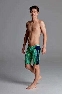 Funky Trunks - Green Gator Boys Training Jammers -Cheap The Best Swimwear Store funky trunks green gator boys training jammers 6