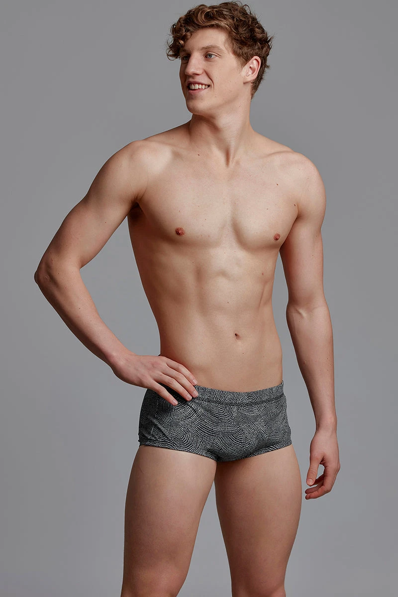 Funky Trunks - In Grained - Mens Plain Front Trunks 4 Funky Trunks - In Grained - Mens Plain Front Trunks - Image 4
