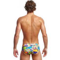 Funky Trunks - Jumbled Up - Mens Classic Briefs -Cheap The Best Swimwear Store funky trunks jumbled up mens classic briefs 3