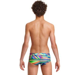 Funky Trunks - Land Lines - Boys Sidewinder Trunks -Cheap The Best Swimwear Store funky trunks land lines boys sidewinder trunks 3