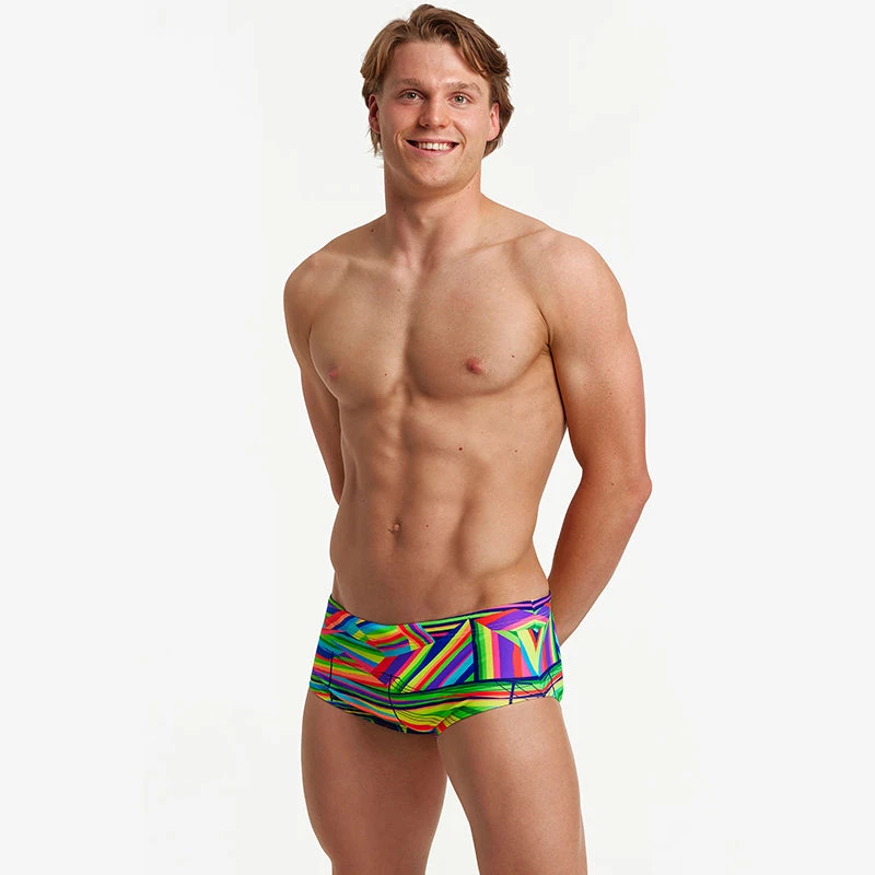 Funky Trunks - Land Lines - Mens Sidewinder Trunks 4 Funky Trunks - Land Lines - Mens Sidewinder Trunks - Image 4