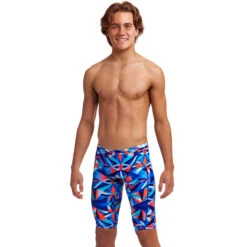 Funky Trunks - Mad Mirror - Boys Training Jammers -Cheap The Best Swimwear Store funky trunks mad mirror boys training jammers 5