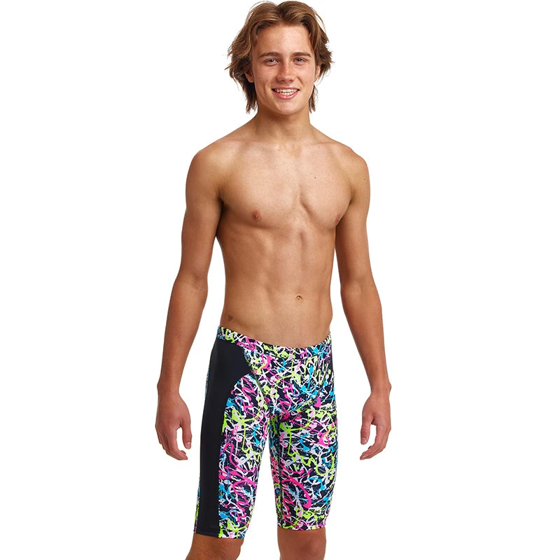 Funky Trunks - Messed Up - Boys Training Jammers 1 Funky Trunks - Messed Up - Boys Training Jammers
