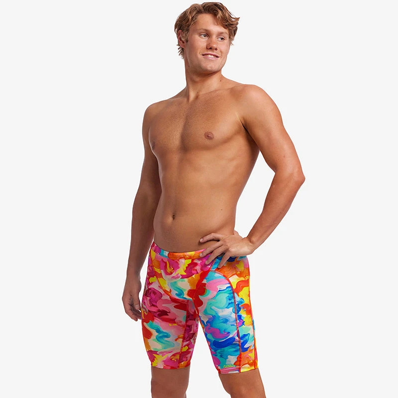 Funky Trunks - Messy Monet - Mens Training Jammers 4 Funky Trunks - Messy Monet - Mens Training Jammers - Image 4
