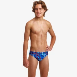 Funky Trunks - Mr Squiggle - Boys Classic Briefs -Cheap The Best Swimwear Store funky trunks mr squiggle boys classic briefs 4
