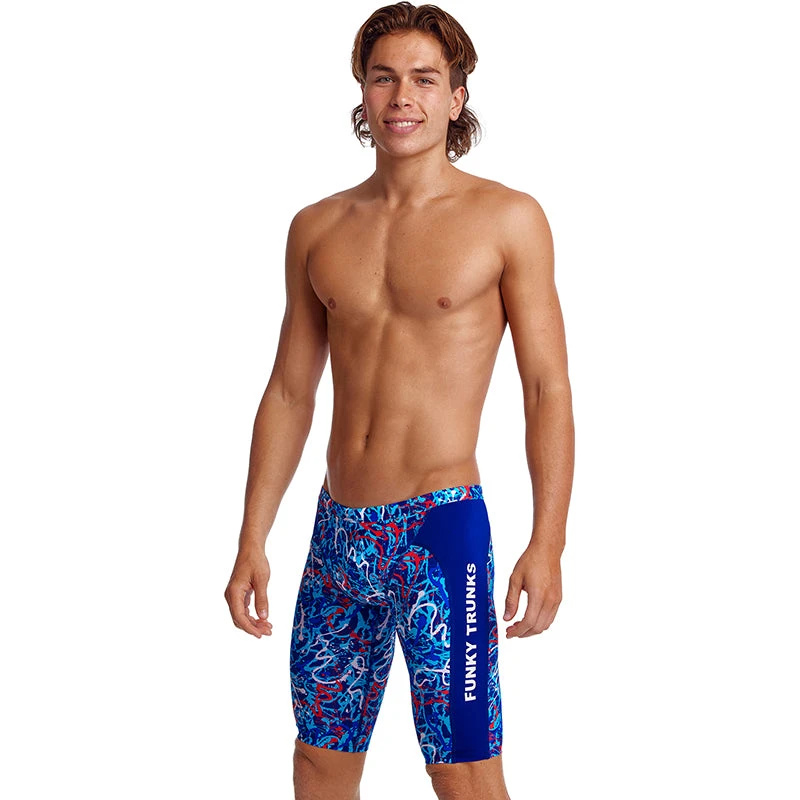 Funky Trunks - Mr Squiggle - Mens Training Jammers 1 Funky Trunks - Mr Squiggle - Mens Training Jammers