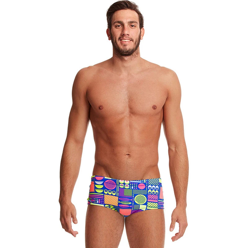 Funky Trunks - Packed Lunch - Mens Plain Front Trunks 1 Funky Trunks - Packed Lunch - Mens Plain Front Trunks