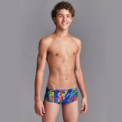 Funky Trunks - Paint Smash - Boys Sidewinder Trunks -Cheap The Best Swimwear Store funky trunks paint smash boys sidewinder trunks 4