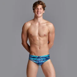 Funky Trunks - Palm Pilot - Mens Classic Briefs -Cheap The Best Swimwear Store funky trunks palm pilot mens classic briefs 4